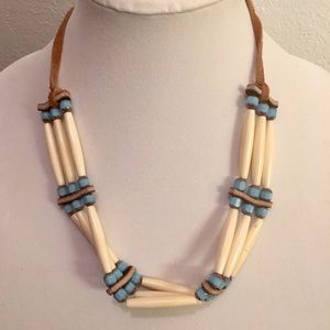 Ivory and Turquoise Necklace